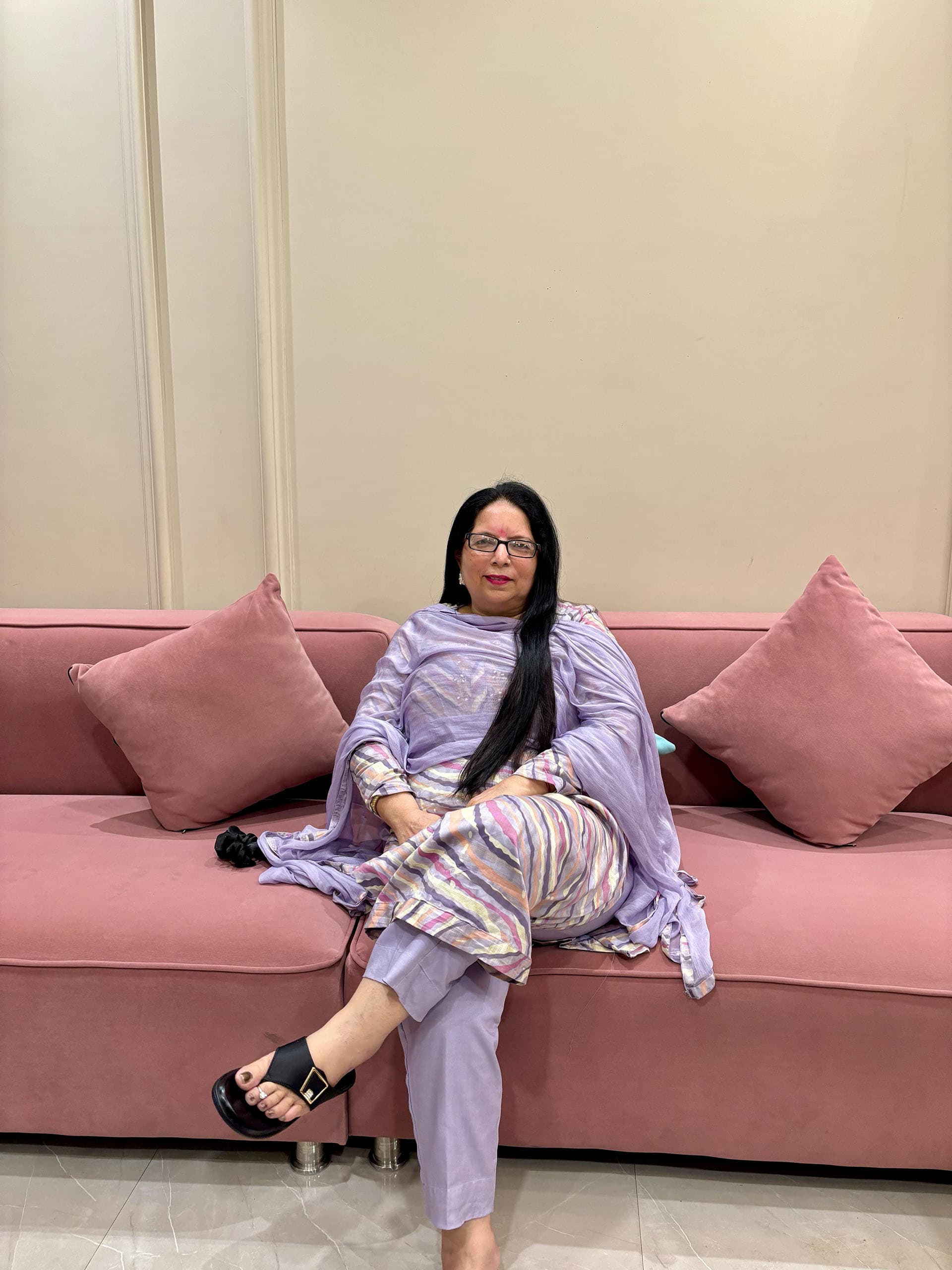 Urmila Sidana in a piece from Sidana Suits